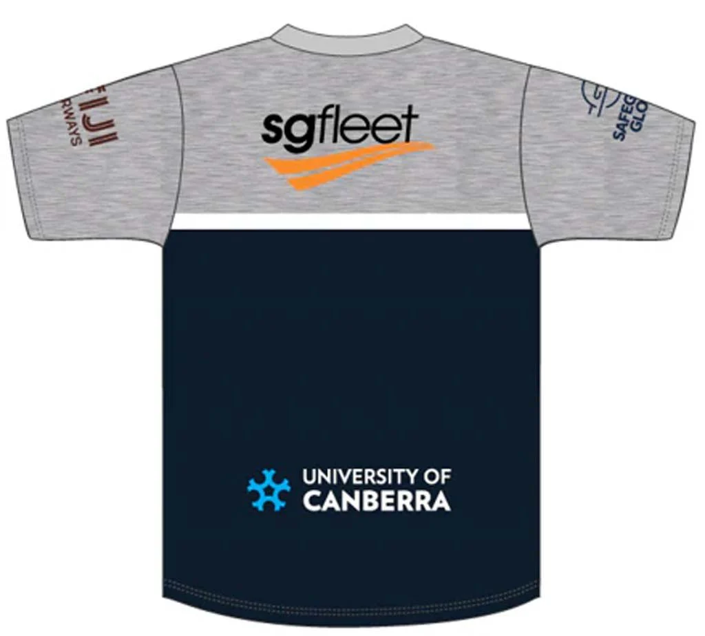 ACT Brumbies 2025 Training Tee Youth Navy - Image 2