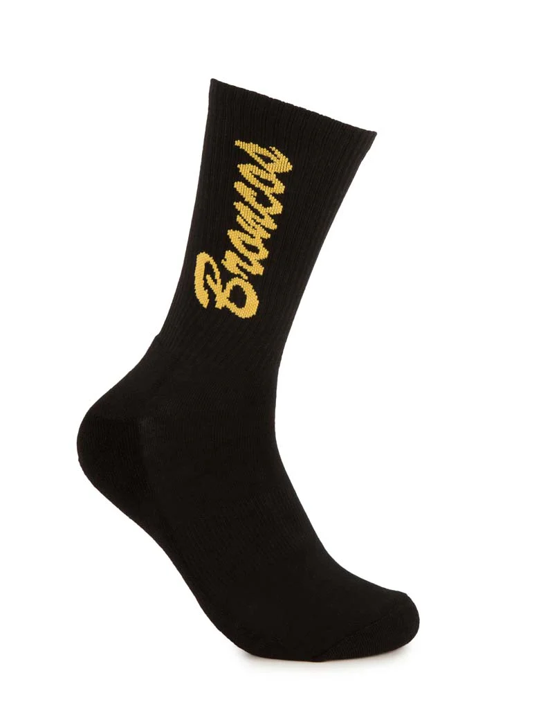 Brisbane Broncos Black Sneaker Sock 2 Pack - Image 5