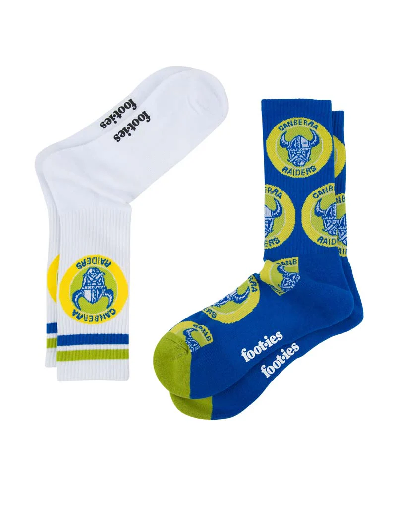 Canberra Raiders 2-Pack Retro Sneaker Socks - Image 2