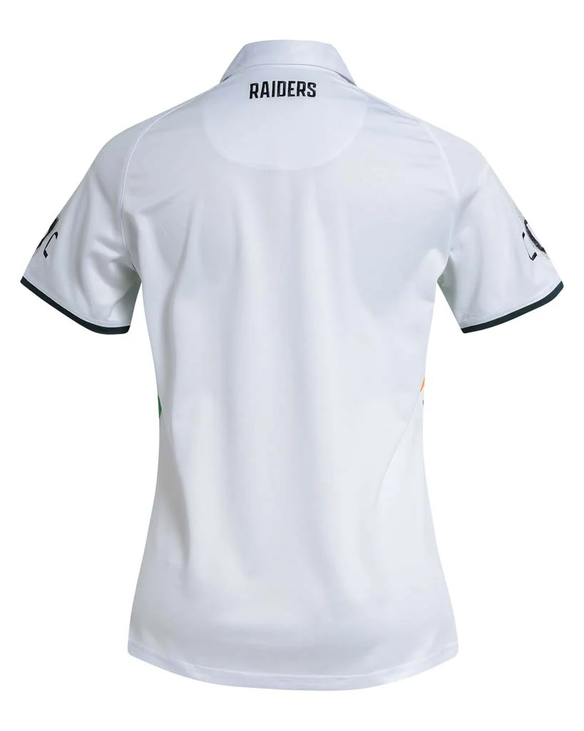 Canberra Raiders 2026 Polo Ladies White - Image 2