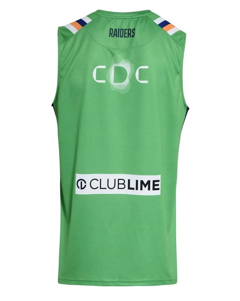Canberra Raiders 2026 Training Singlet Green - Image 2