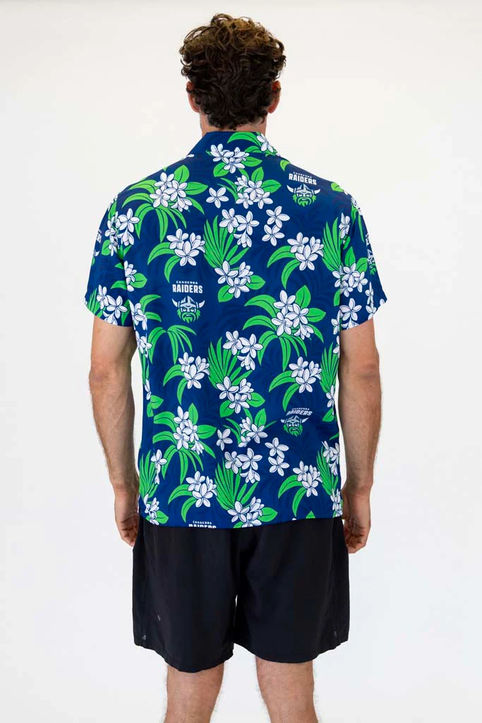 Canberra Raiders 'Reef' Hawaiian Shirt Adult - Image 10