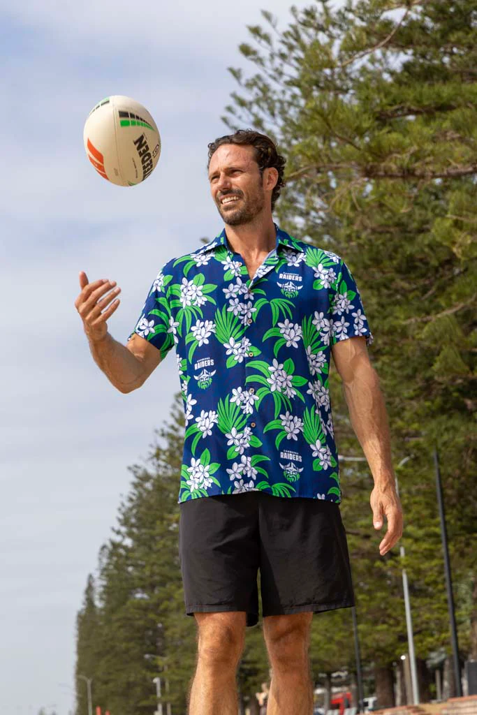 Canberra Raiders 'Reef' Hawaiian Shirt Adult - Image 7