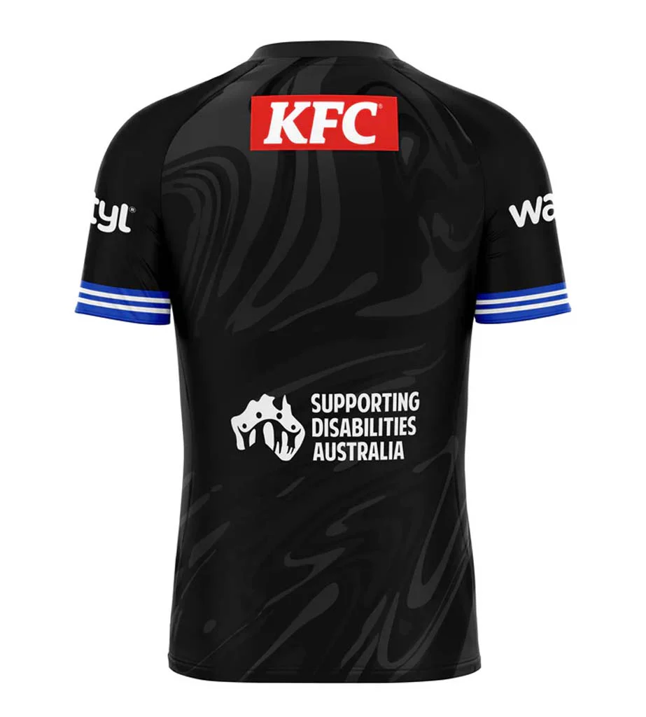 Canterbury Bulldogs 2026 Training Tee Black Adult - Image 2