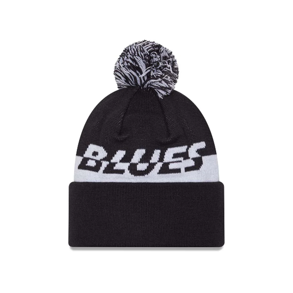 Carlton Blues Split Script Beanie - Image 2