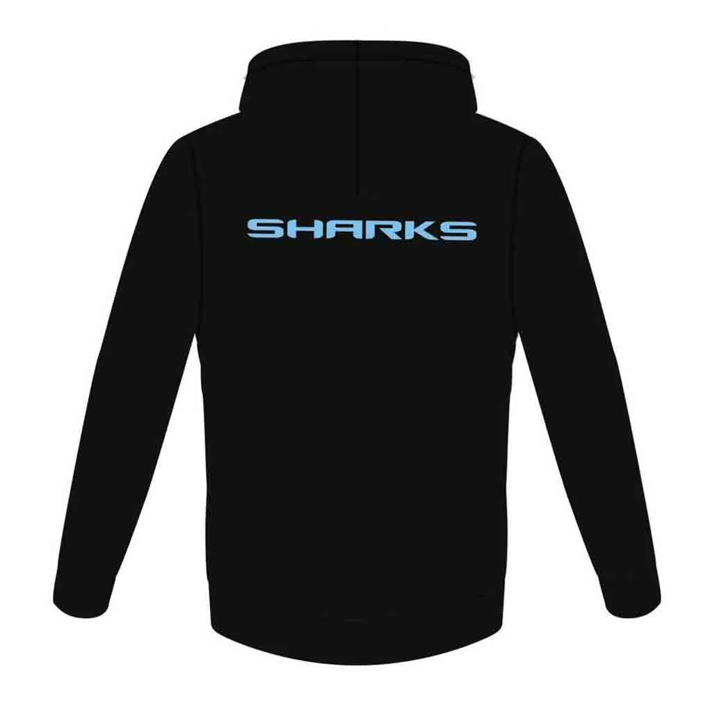 Cronulla Sharks 2024 Full Zip Fleece Hoodie Ladies - Image 2