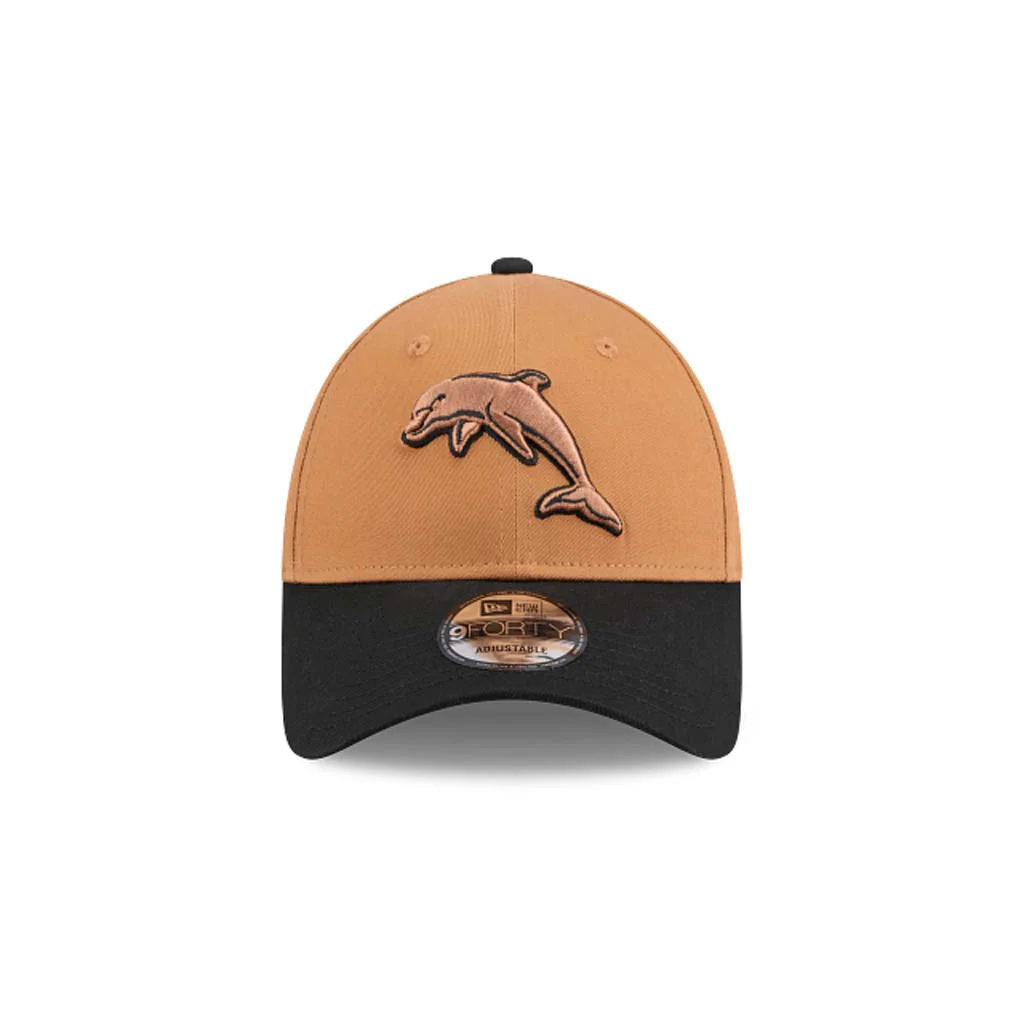 Dolphins 9Forty Cap Light Brown Black - Image 3