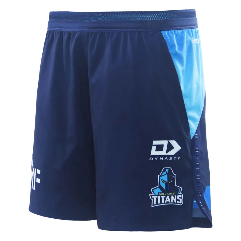 Gold Coast Titans 2026 Gym Shorts Navy Adult - Image 2