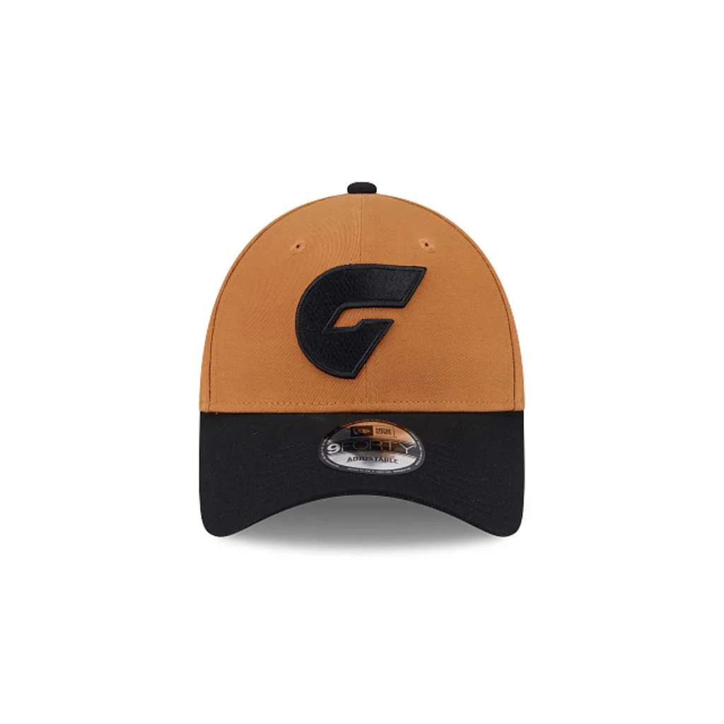 GWS Giants 9Forty Cap Light Brown Black - Image 2