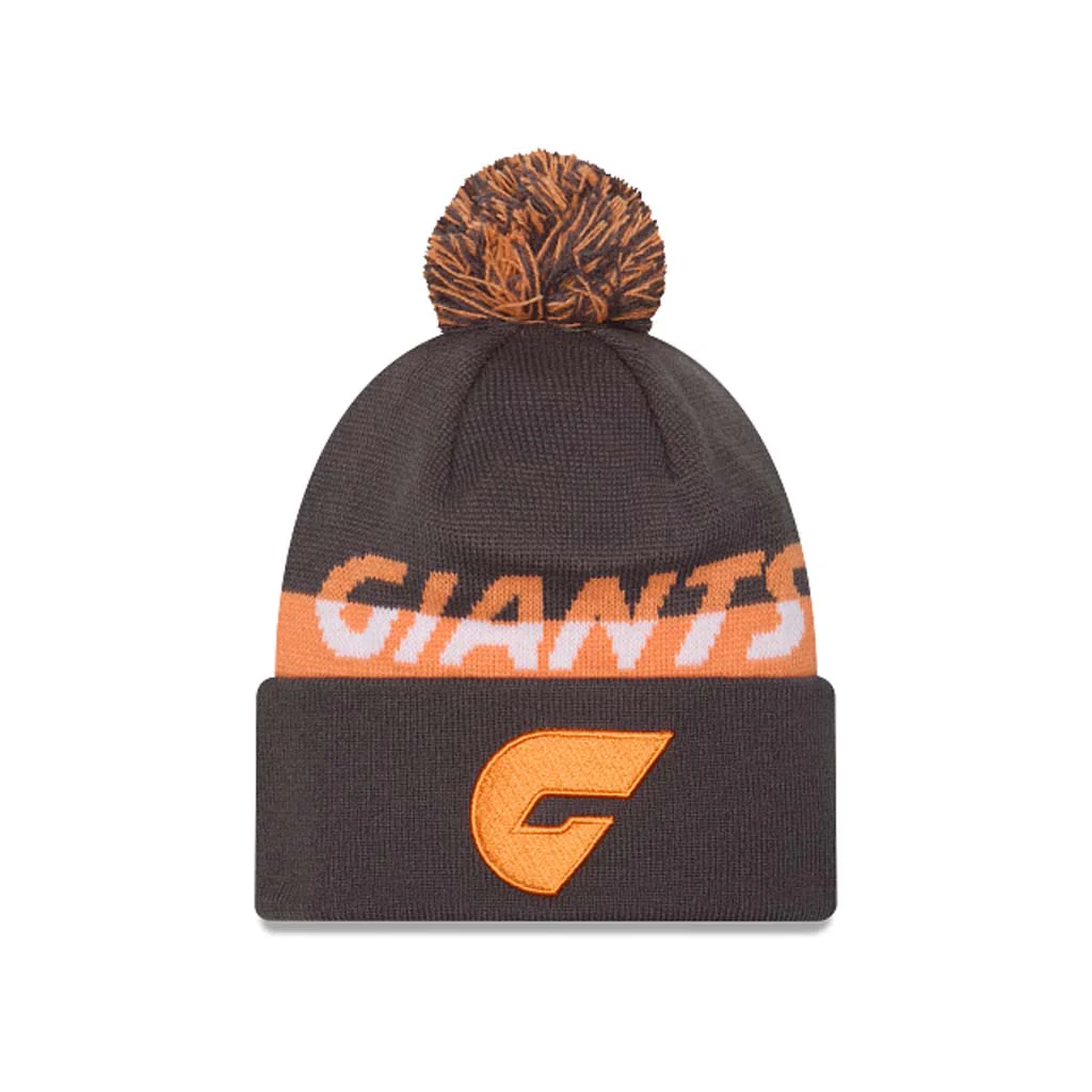 GWS Giants Split Script Beanie