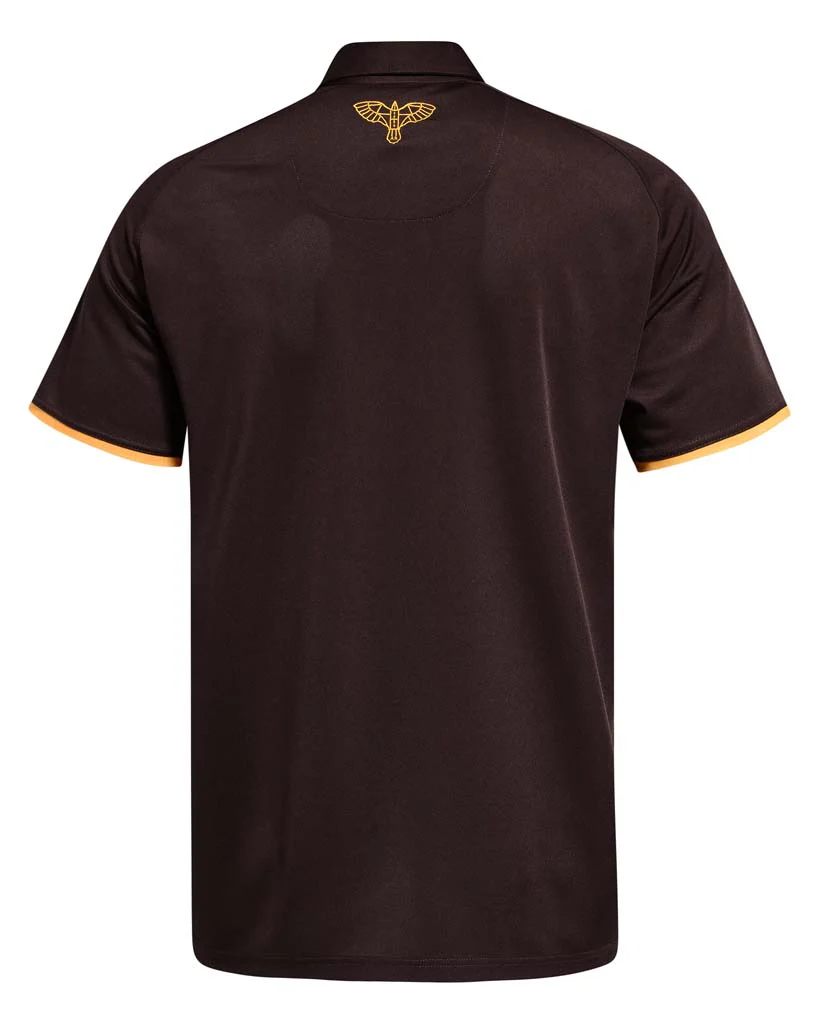 Hawthorn Hawks 2026 Media Polo Brown Adult - Image 2