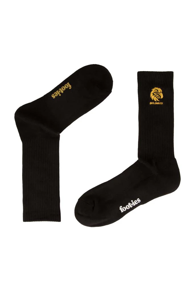 Manly Sea Eagles Black Sneaker Sock 2 Pack - Image 3