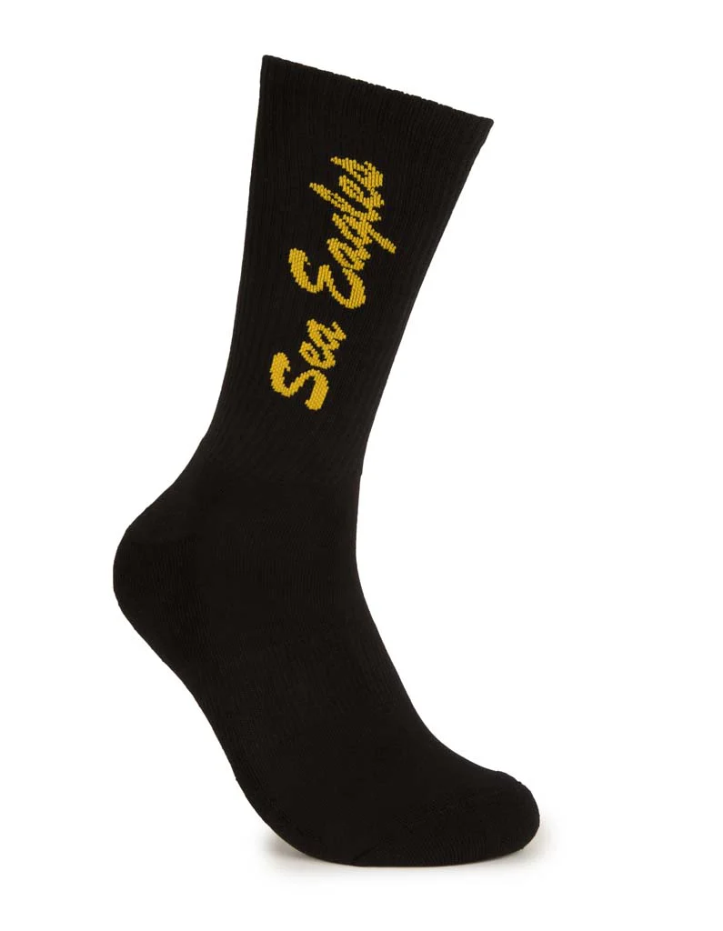 Manly Sea Eagles Black Sneaker Sock 2 Pack - Image 6