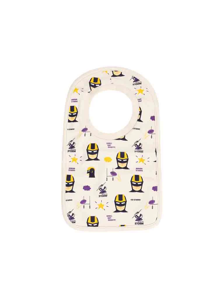 Melbourne Storm Baby Cloud Bib - Image 2