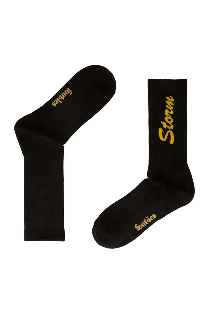 Melbourne Storm Black Sneaker Sock 2 Pack - Image 4