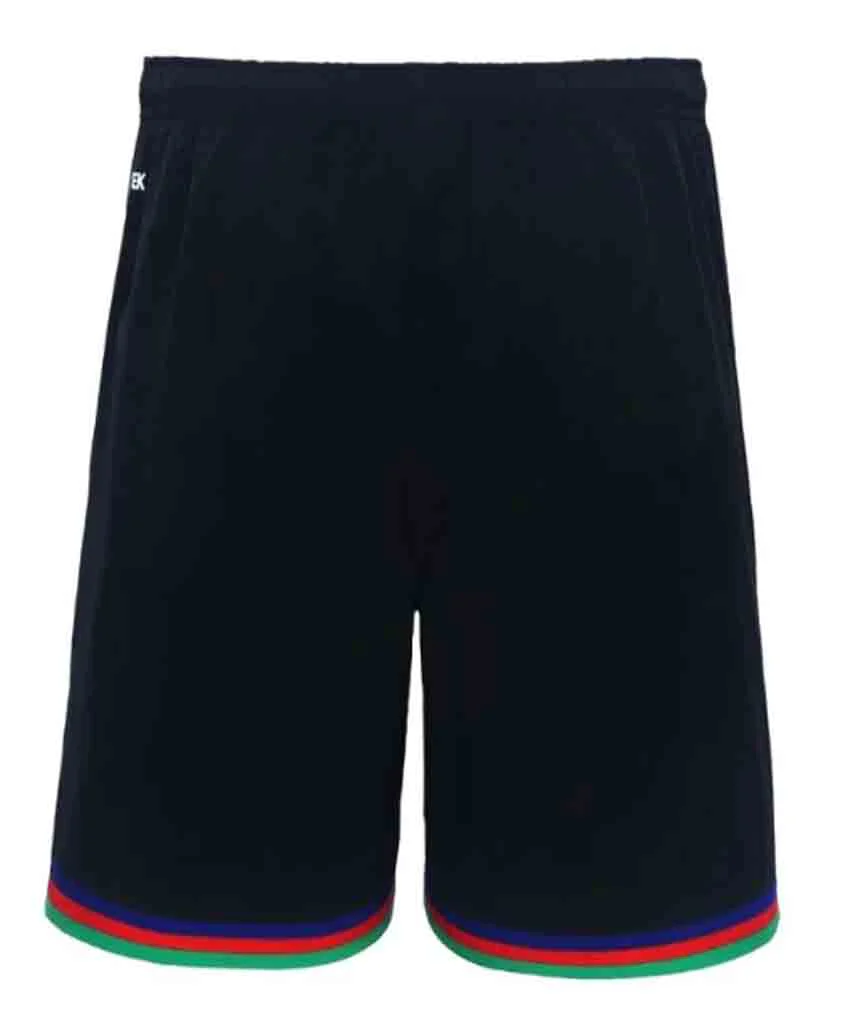 New Zealand Warriors 2024 Gym Shorts - Black Adult - Image 2