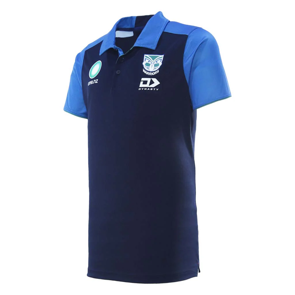 New Zealand Warriors 2026 Media Polo Navy Adult - Image 2