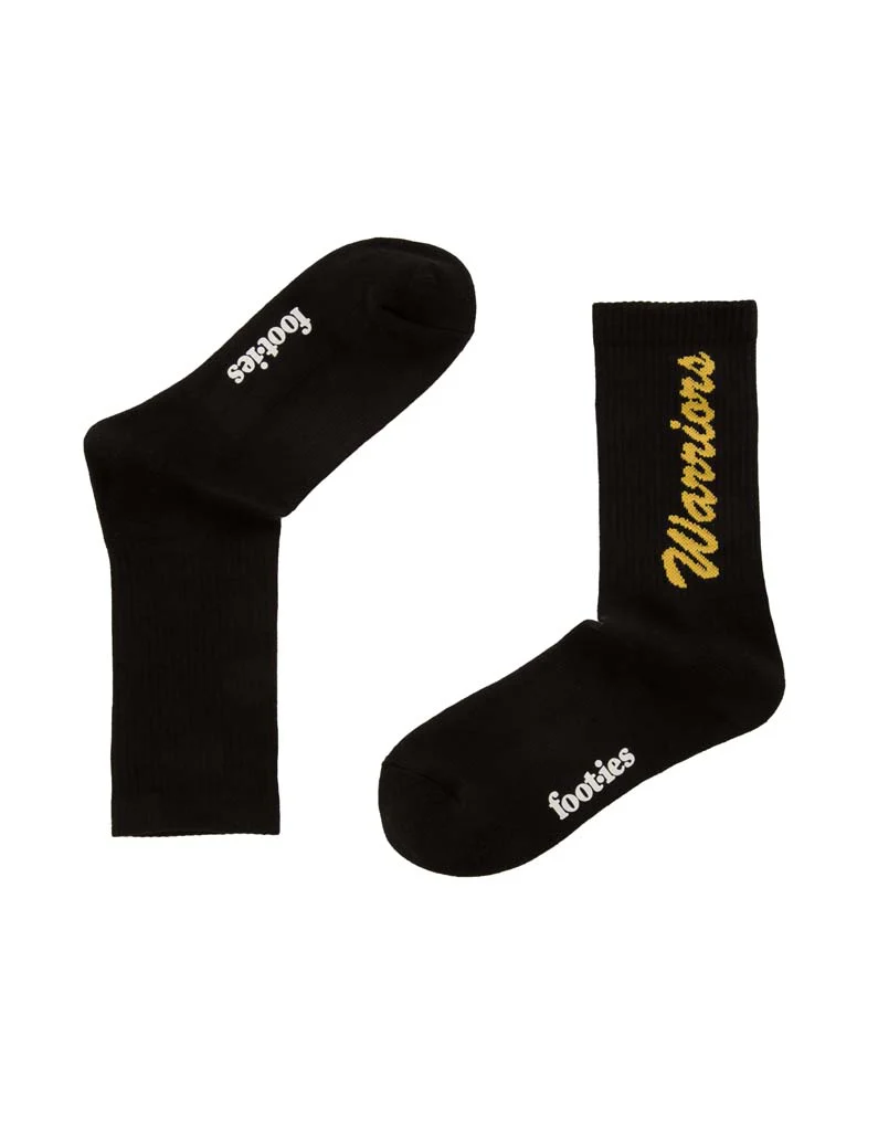 New Zealand Warriors Black Sneaker Sock 2 Pack - Image 4