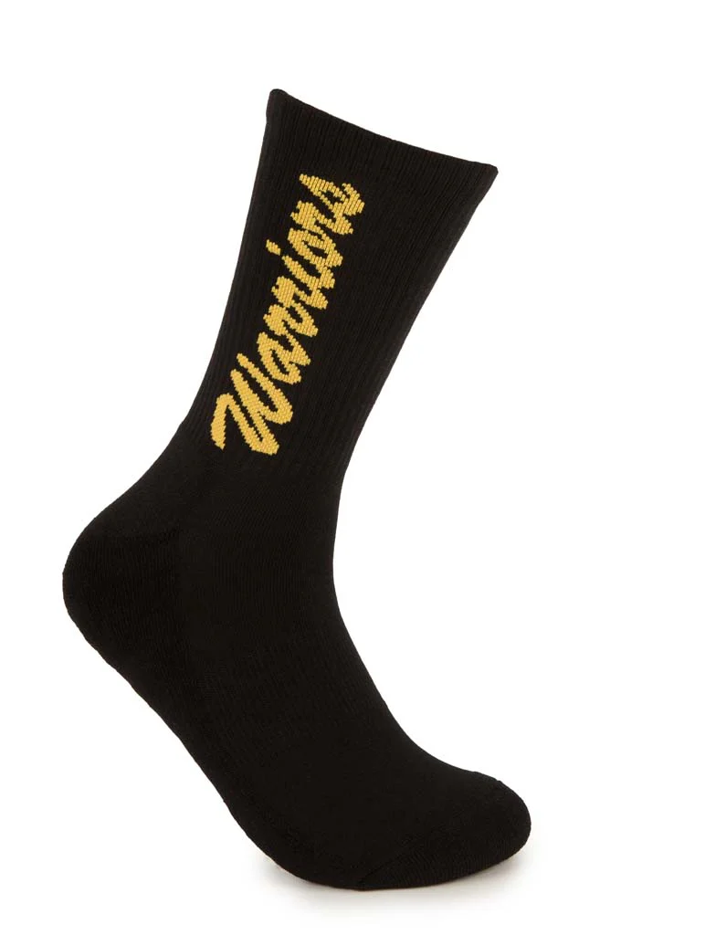 New Zealand Warriors Black Sneaker Sock 2 Pack - Image 6