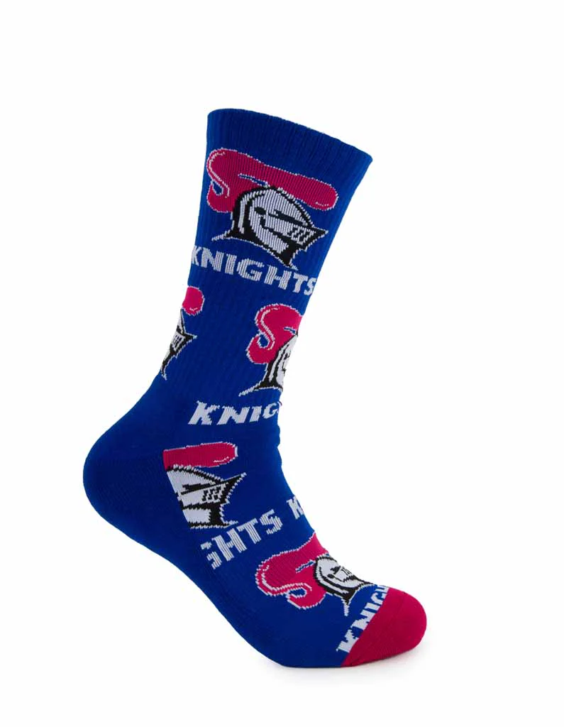 Newcastle Knights Logos Sneaker Socks 2-Pack - Image 4