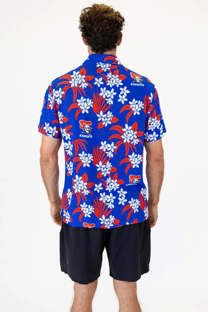 Newcastle Knights 'Reef' Hawaiian Shirt Adult - Image 5