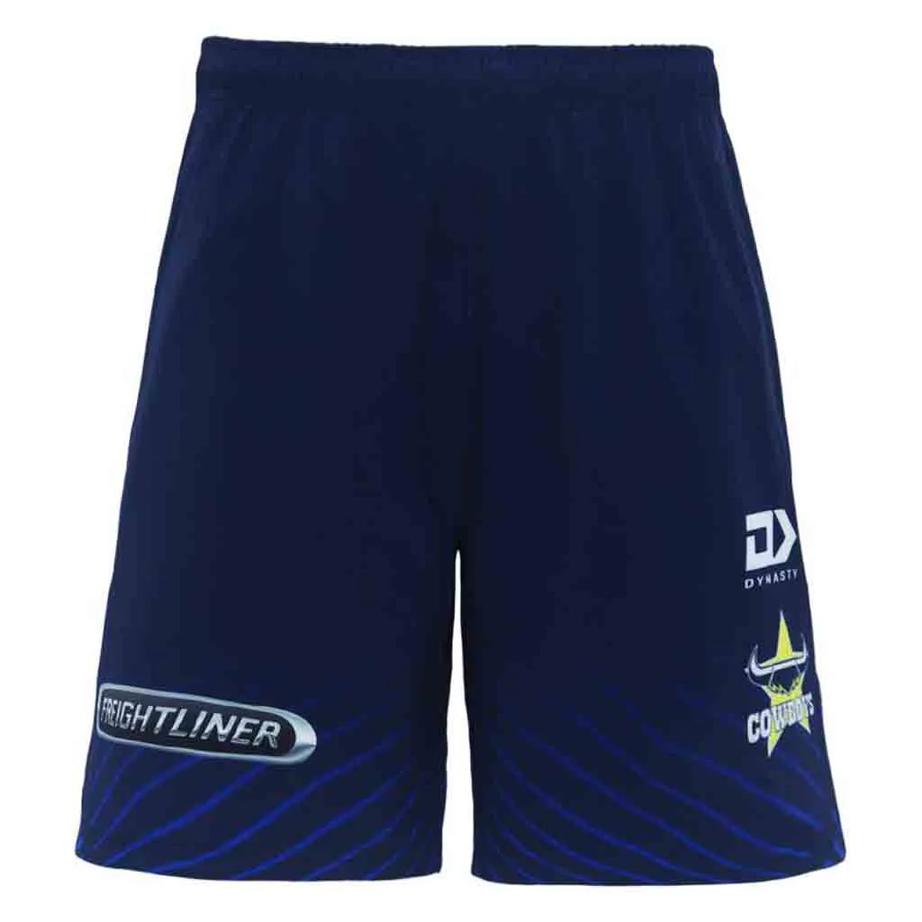 North Queensland Cowboys 2024 Gym Shorts Navy - Image 2
