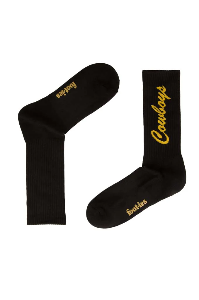 North Queensland Cowboys Black Sneaker Sock 2 Pack - Image 4