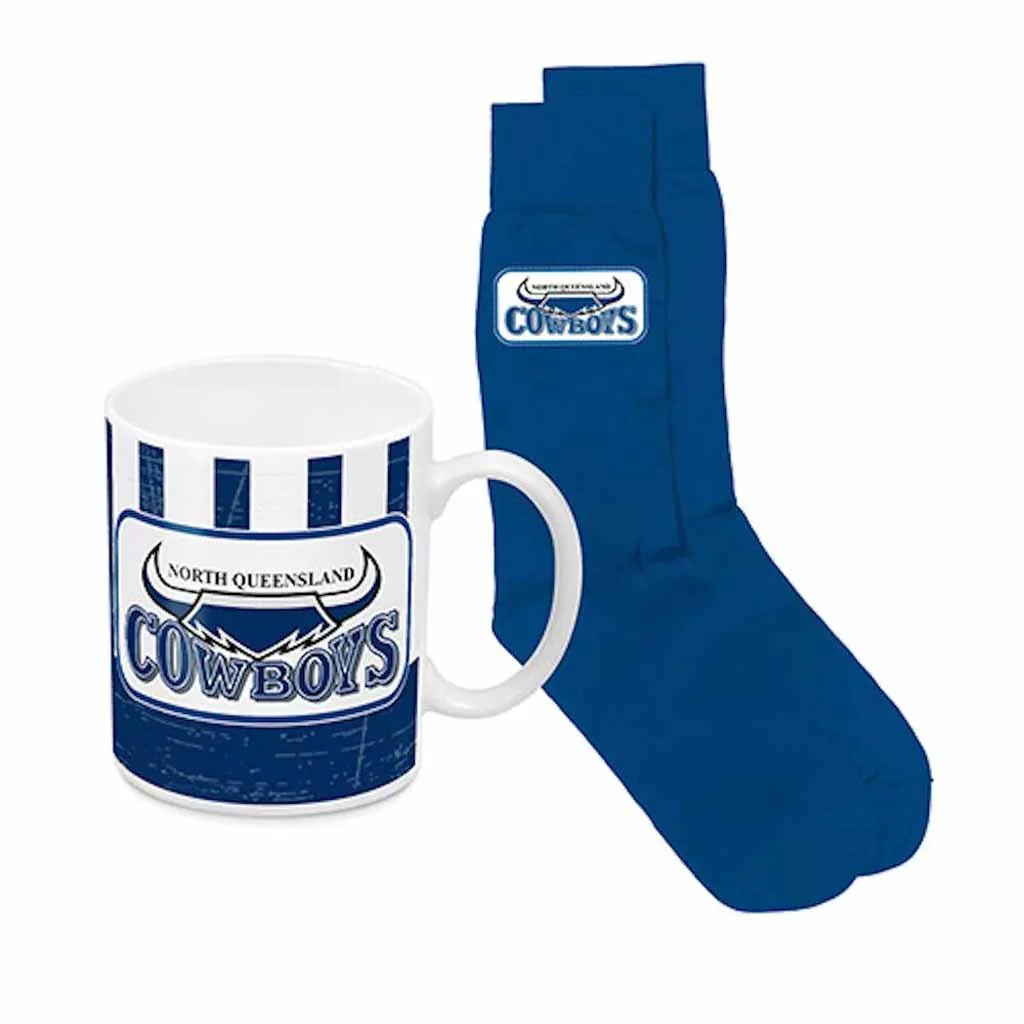 North Queensland Cowboys Heritage Mug and Sock Set