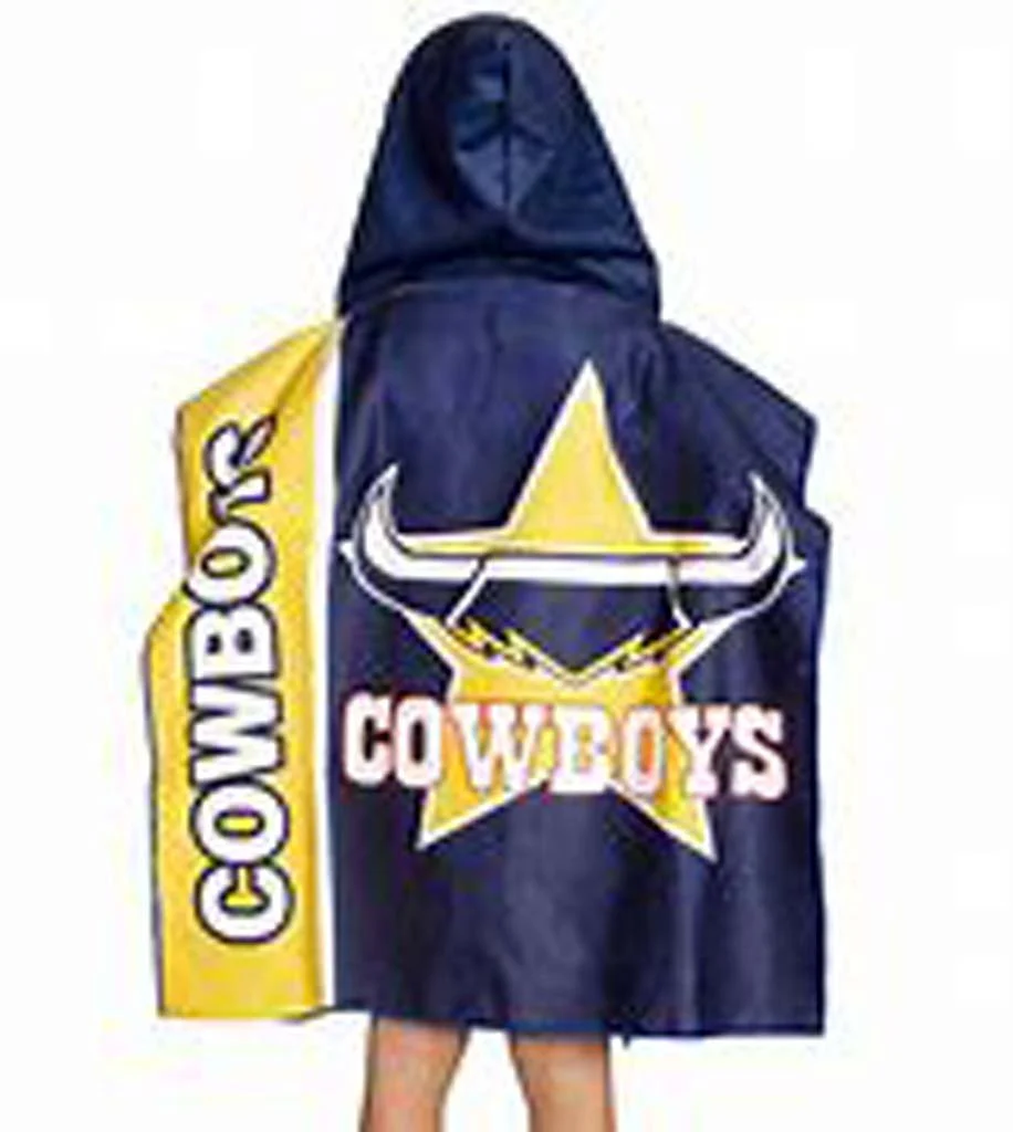 North Queensland Cowboys Mascot Kids Beach Towel - Image 2