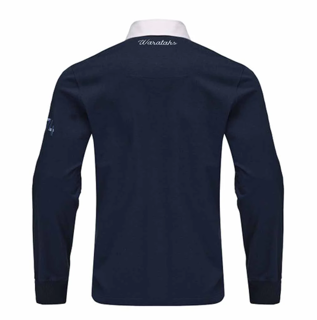 NSW Waratahs 2025 Long Sleeve Cotton Jersey Adult - Image 2
