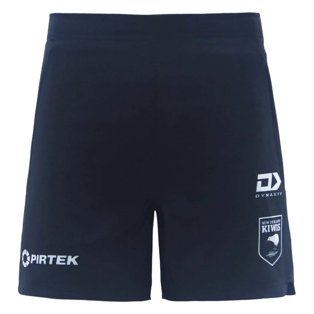 New Zealand Kiwis 2025 Gym Shorts Youth Black - Image 4