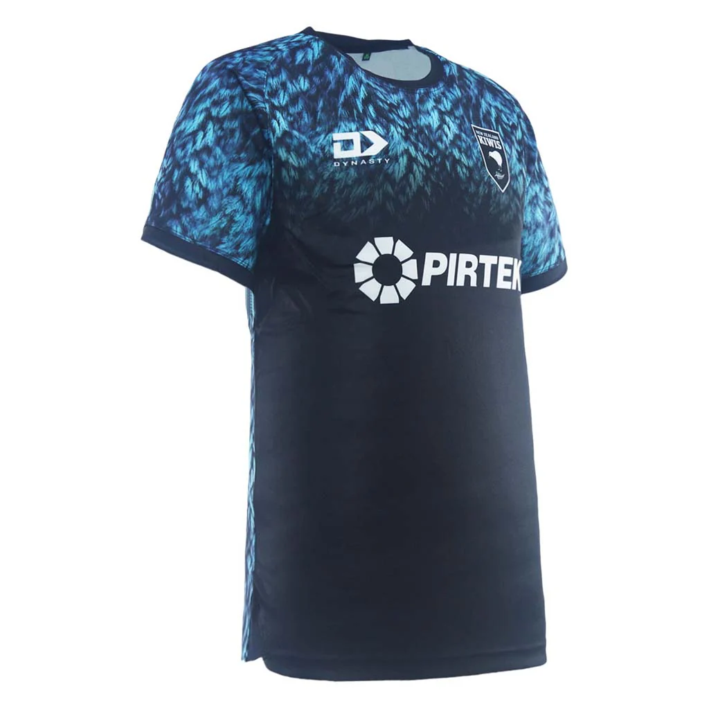 New Zealand Kiwis 2025 Training Tee Adult Tui - Image 2