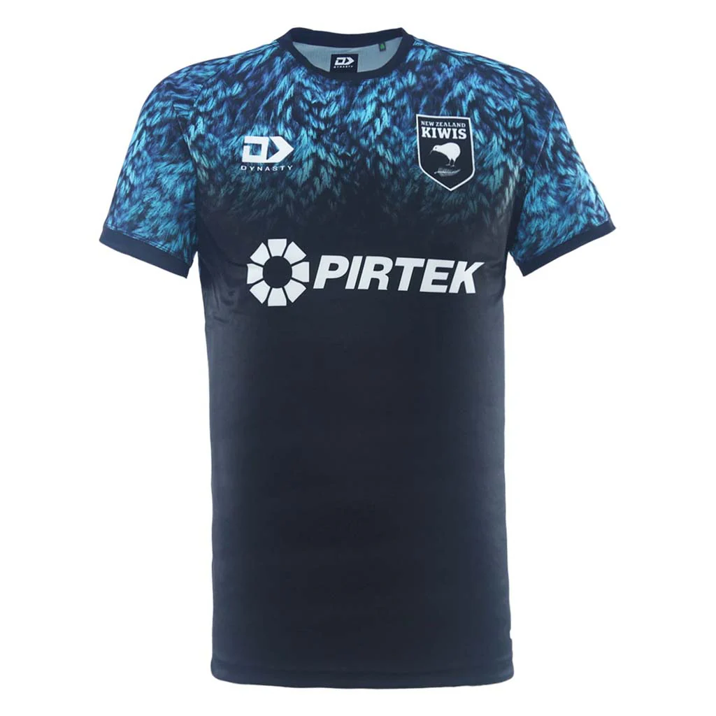 New Zealand Kiwis 2025 Training Tee Adult Tui - Image 4