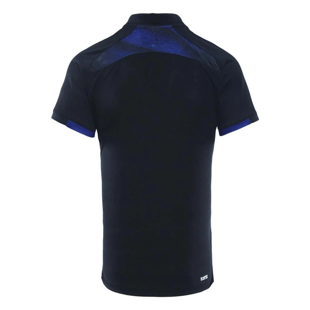 New Zealand Warriors 2025 Media Polo Adult Black - Image 2