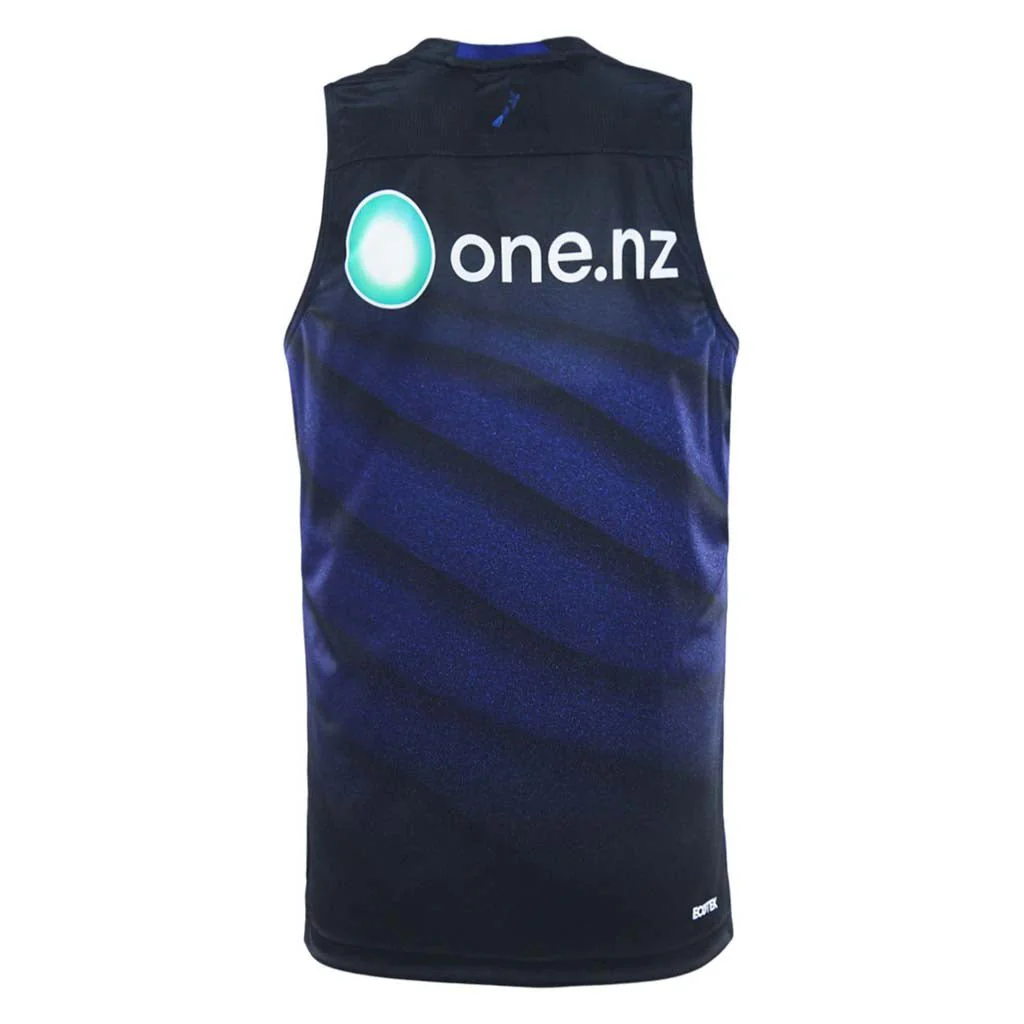 New Zealand Warriors 2025 Training Singlet Black - Image 2