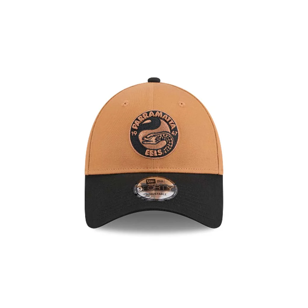 Parramatta Eels 9Forty Cap Light Brown Black - Image 3