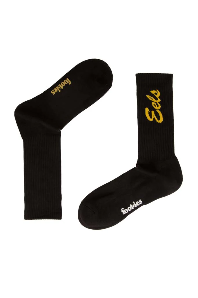 Parramatta Eels Black Sneaker Sock 2 Pack - Image 4