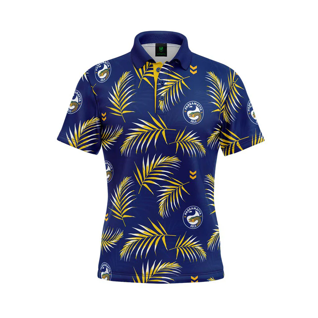 Parramatta Eels 'Palm Beach' Golf Shirt Adult
