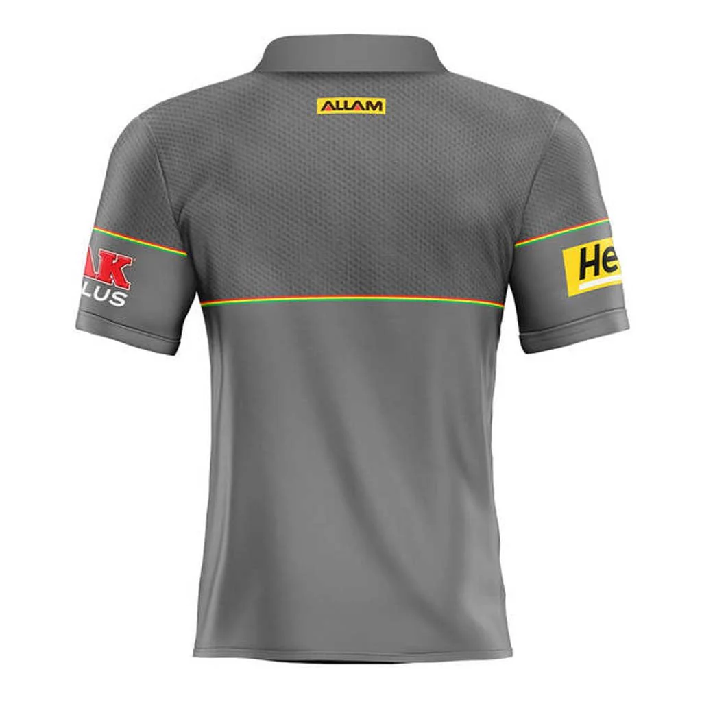 Penrith Panthers 2025 Media Polo Adult Grey - Image 2
