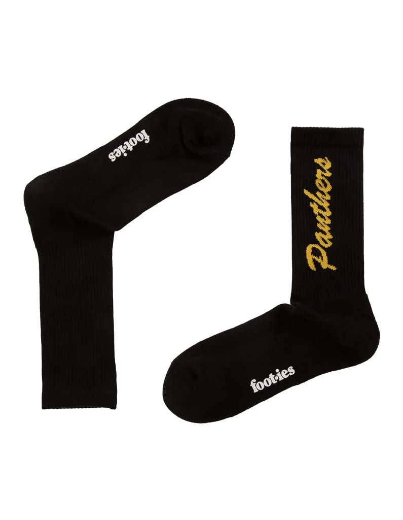 Penrith Panthers Black Sneaker Sock 2 Pack - Image 4