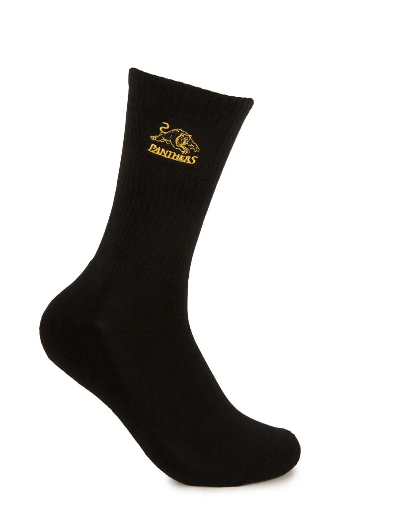 Penrith Panthers Black Sneaker Sock 2 Pack - Image 5