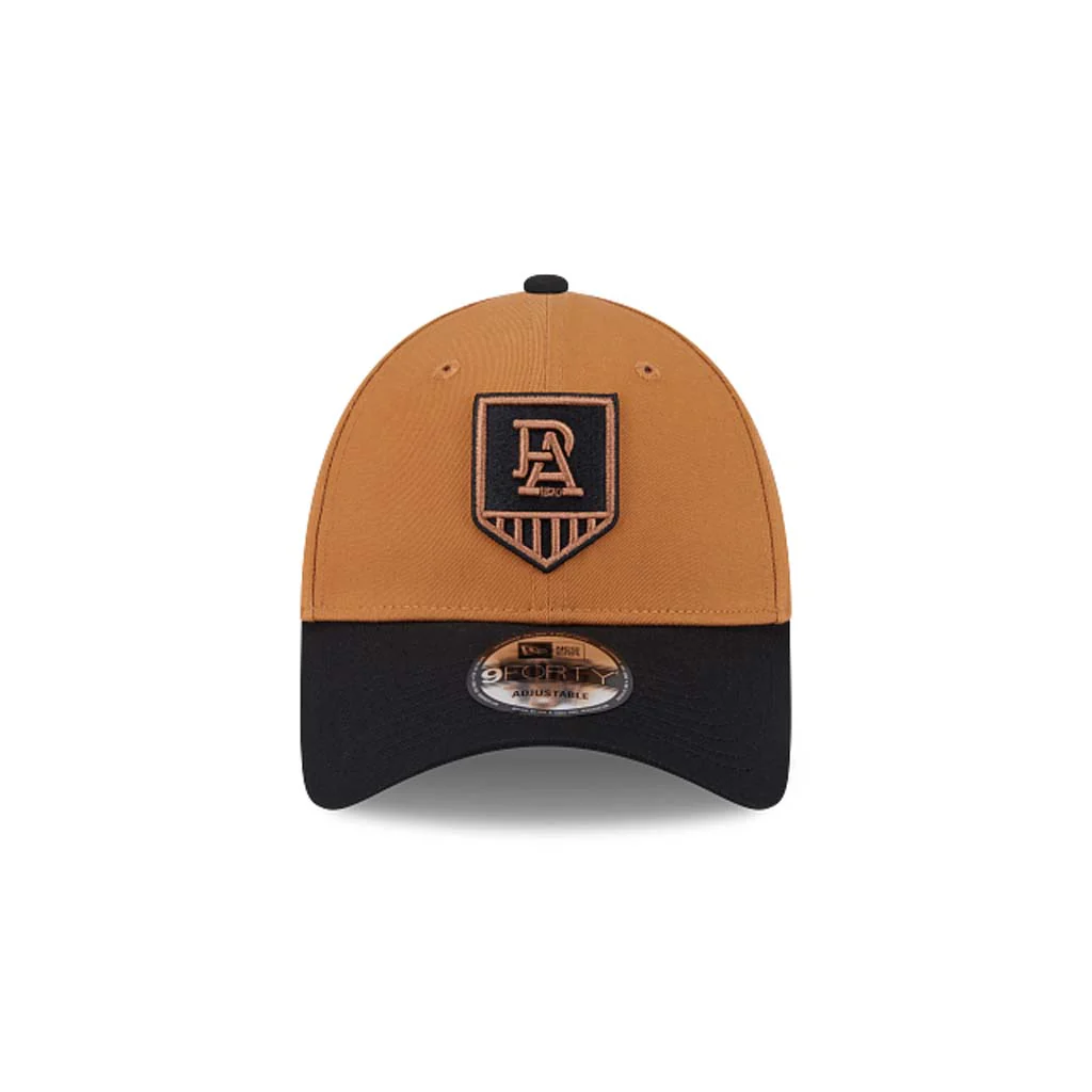 Port Adelaide Power 9Forty Cap Light Brown Black - Image 2