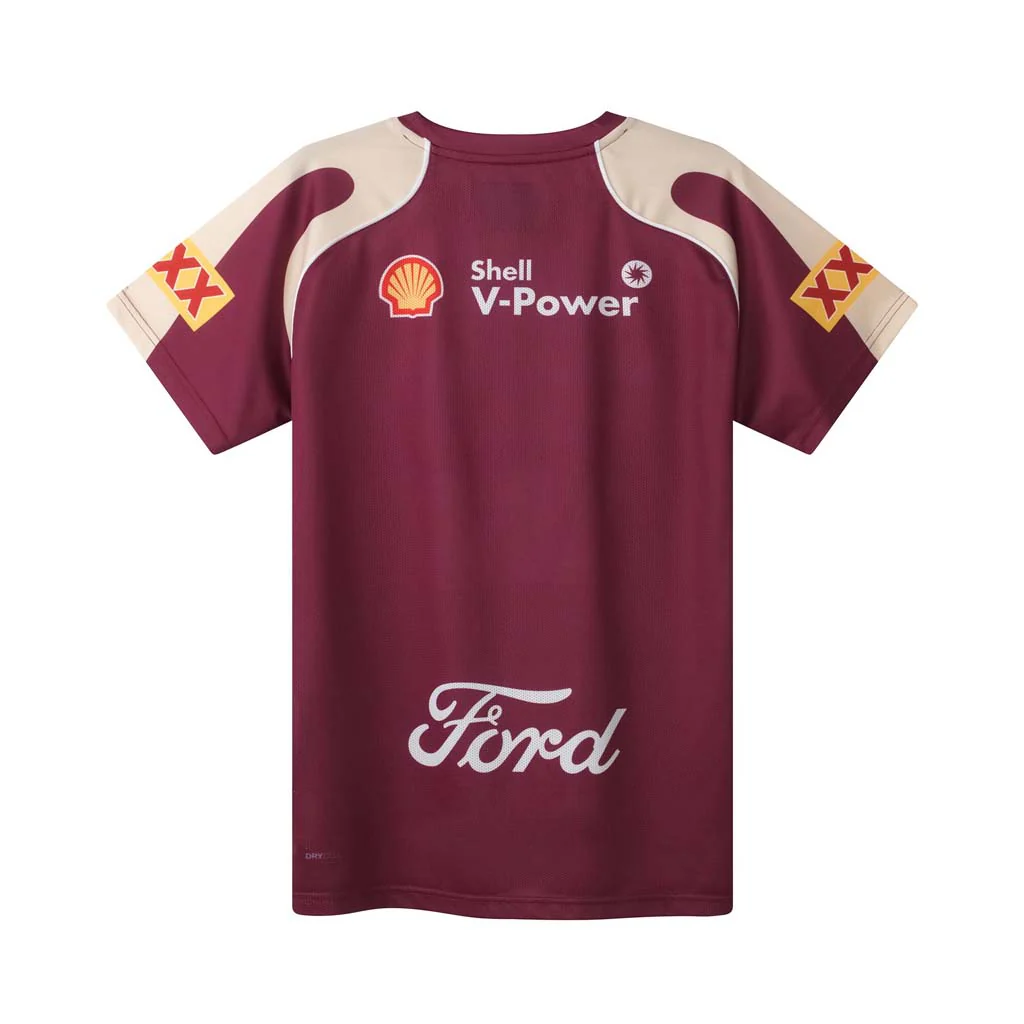 QLD Maroons 2026 Training Tee Adult Burgundy - Image 2