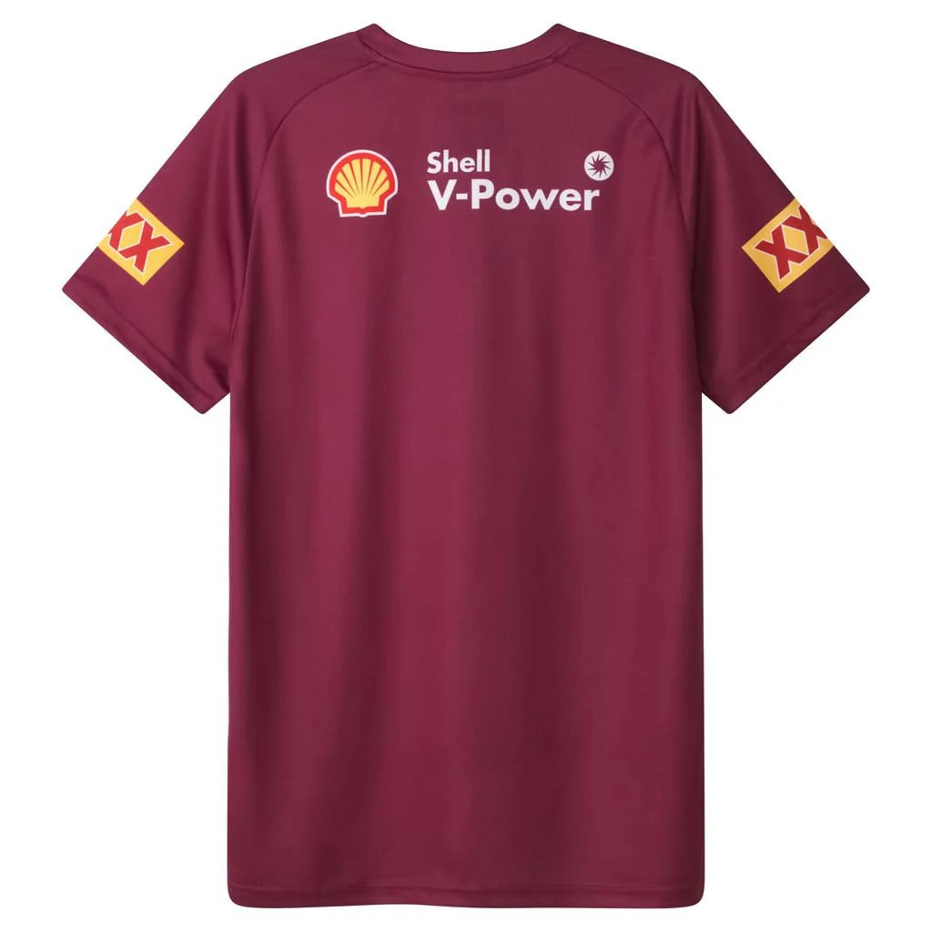 Queensland Maroons 2025 Training Tee Adult Maroon - Image 2
