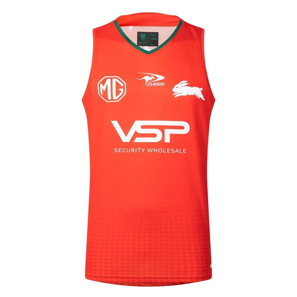 South Sydney Rabbitohs 2025 Training Singlet Adult