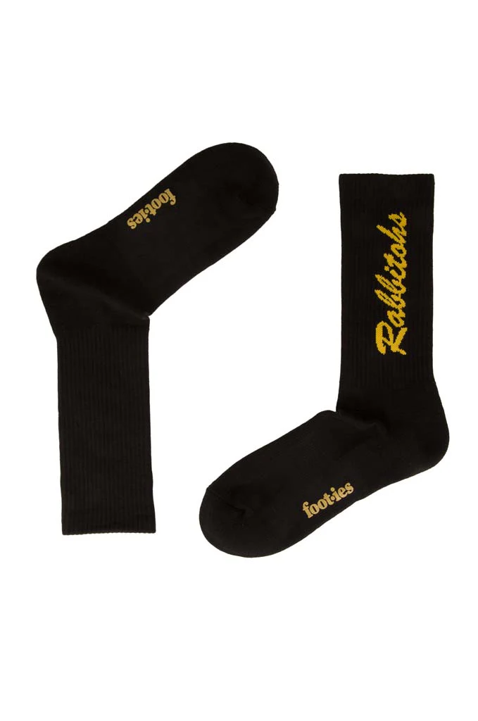 South Sydney Rabbitohs Black Sneaker Sock 2 Pack - Image 4