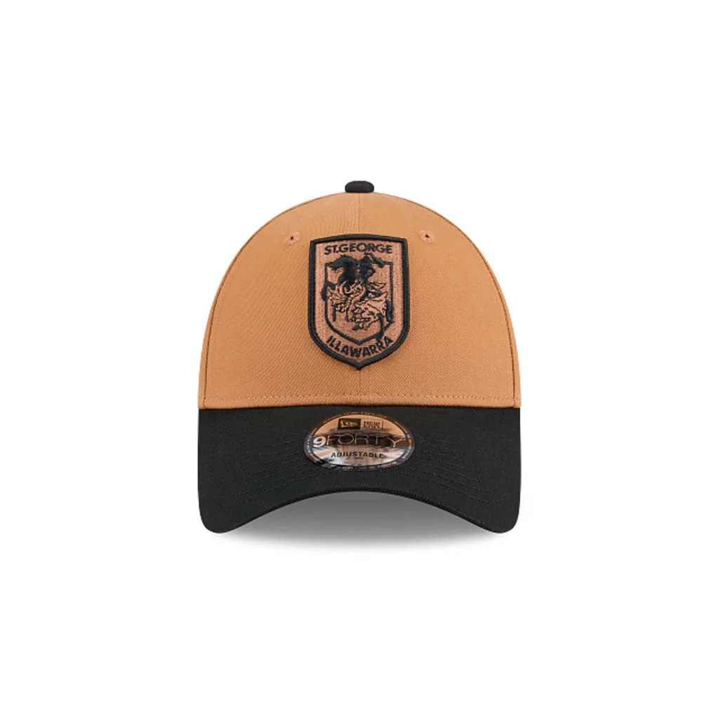St George Dragons 9Forty Cap Light Brown Black - Image 3