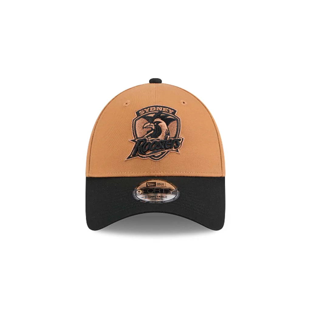 Sydney Roosters 9Forty Cap Light Brown Black - Image 3
