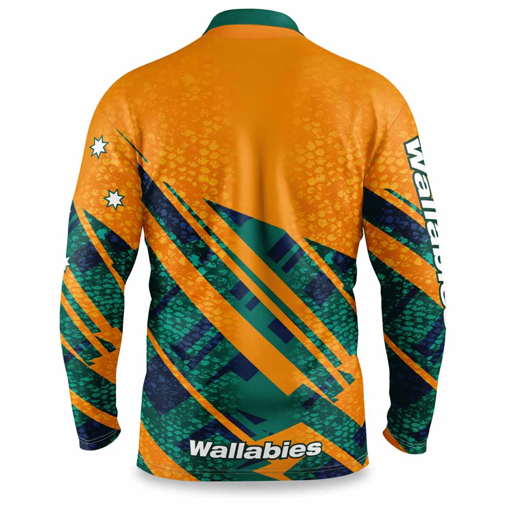 Wallabies 'Off-Shore' Fishing Shirt Adult - Image 2