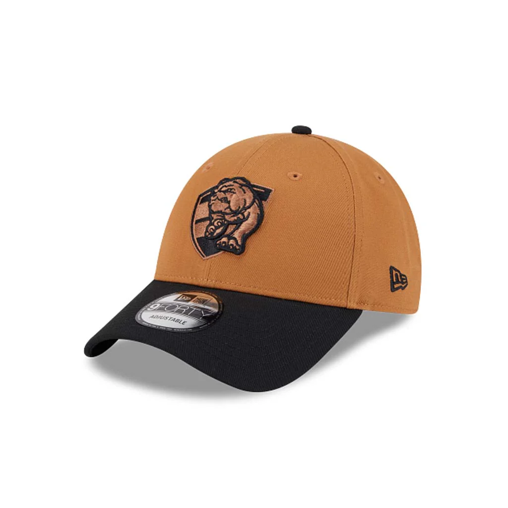Western Bulldogs 9Forty Cap Light Brown Black - Image 2